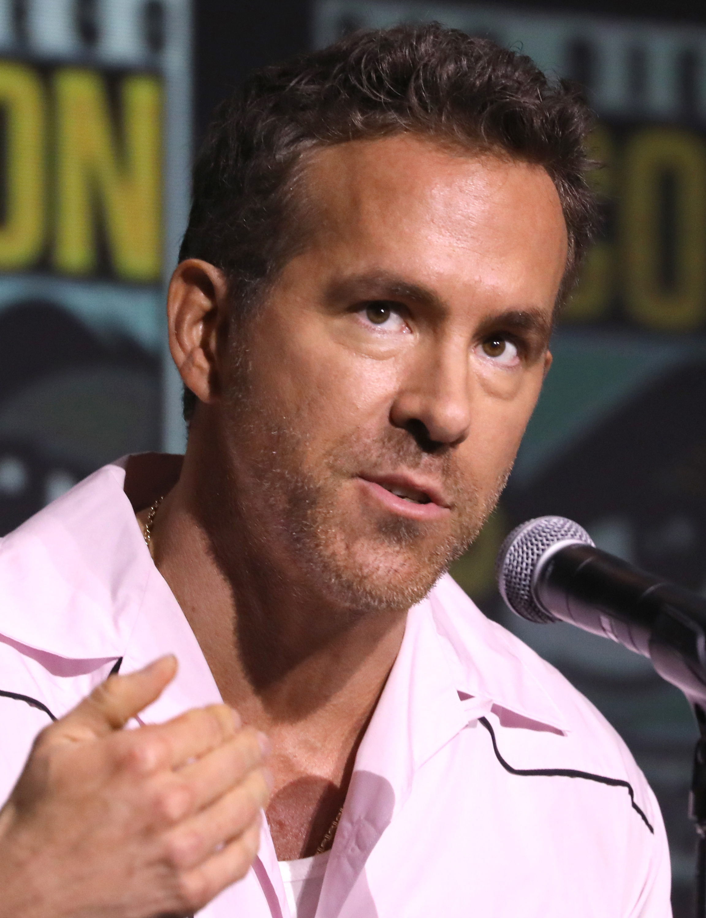 Ryan Reynolds speaking at San Diego Comic-Con on July 25, 2024. Photograph by Gage Skidmore; an event portrait, not a Mayday still. No edits.