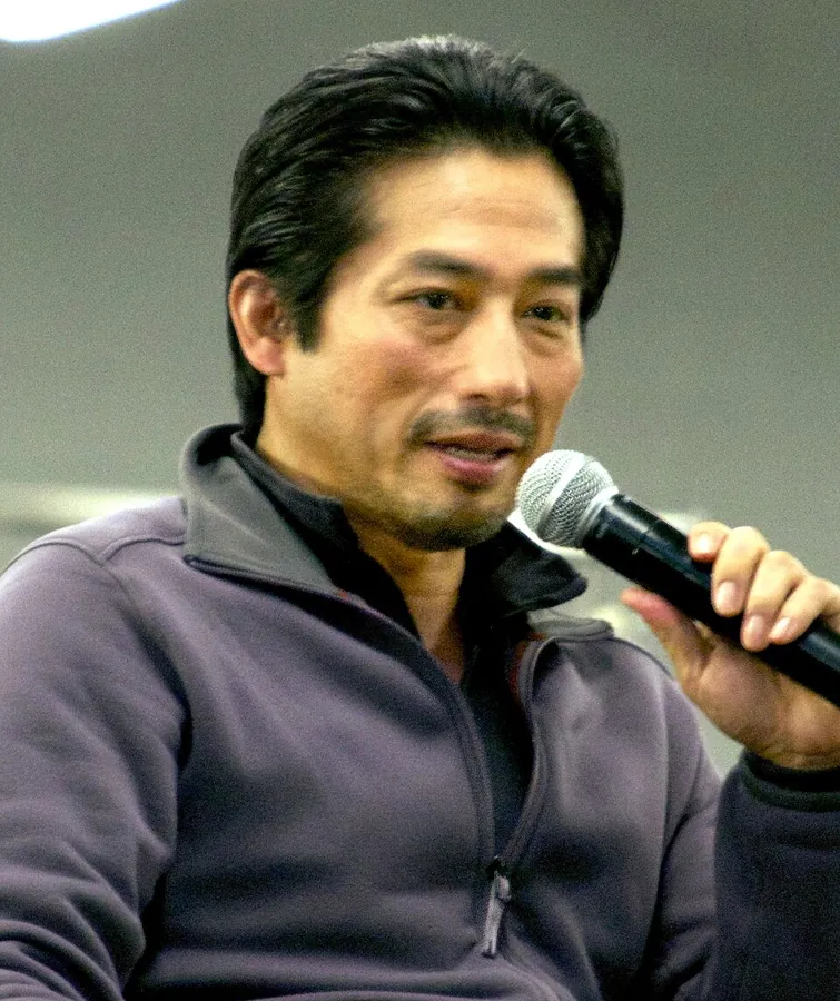 Hiroyuki Sanada at Syfy Channel Press Day, October 7, 2013.
