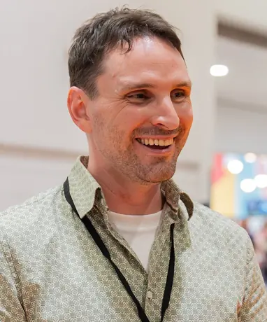 Composer Evan Call at MCM Comic Con London, May 22, 2026.
