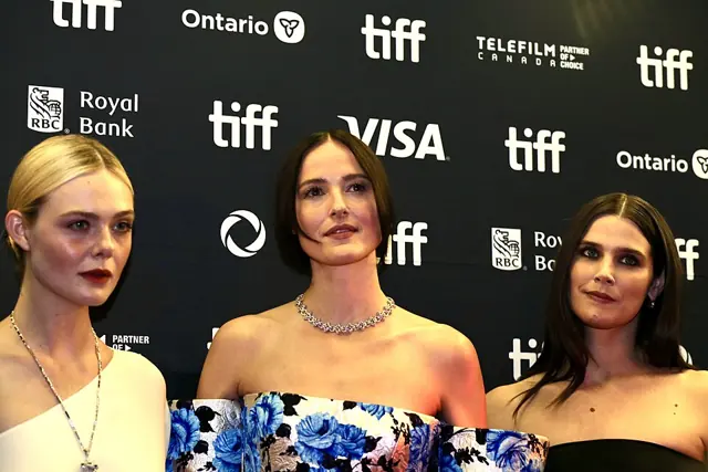 Cast members at a Sentimental Value screening at the Toronto International Film Festival, September 4, 2025.